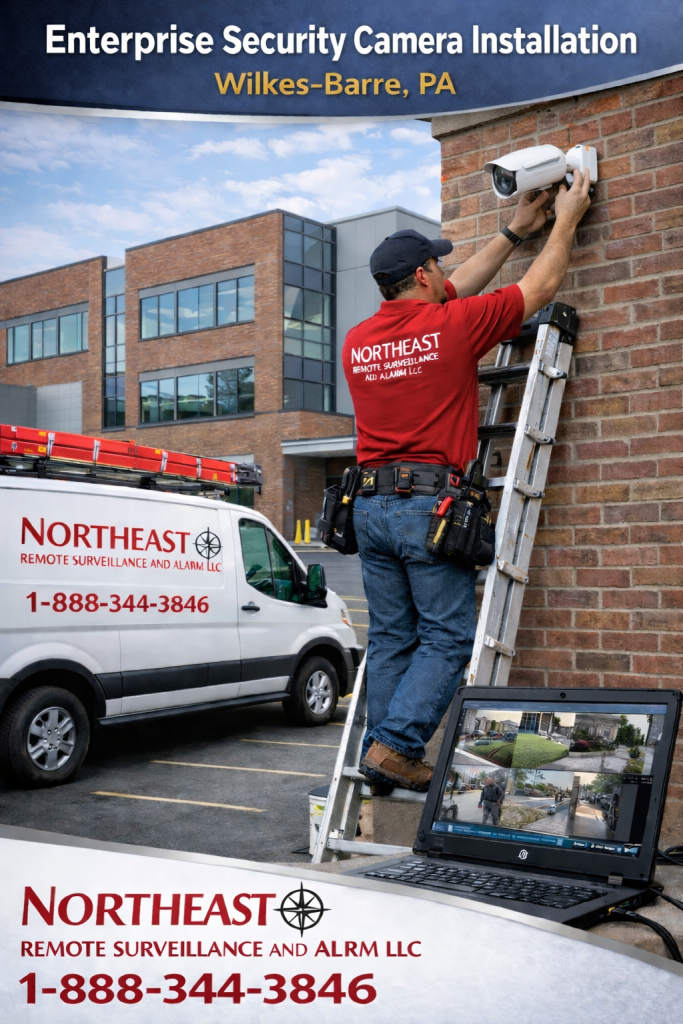 Enterprise Security Camera Installation in Luzerne County, PA
